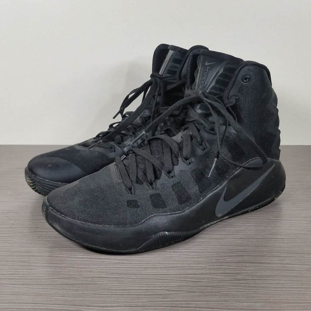 Nike Hyperdunk 2016 Sneakers, Black/Anthracite GS 845120-008, Mens Size 9 / 42.5